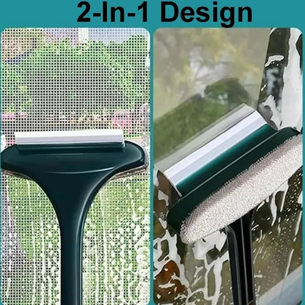 2 in 1 window cleaner brush