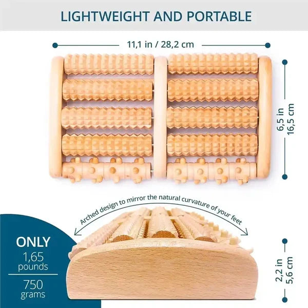 Wooden Foot Massager