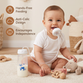 Hands-Free Self-Feeding Bottle for Babies ( Allow to Open )