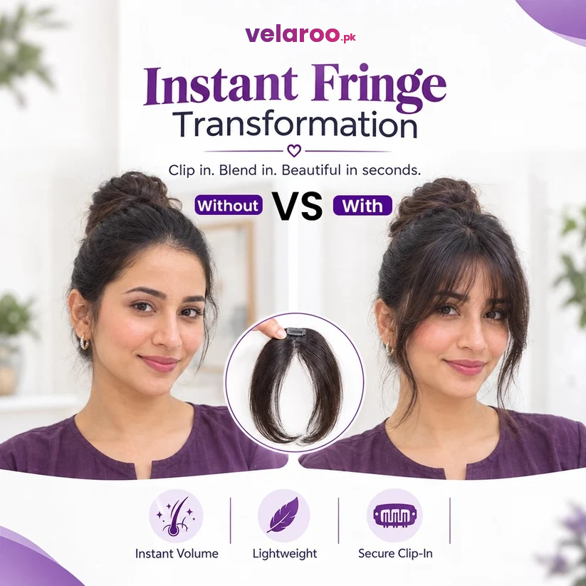 Curtain Bangs Hair Topper